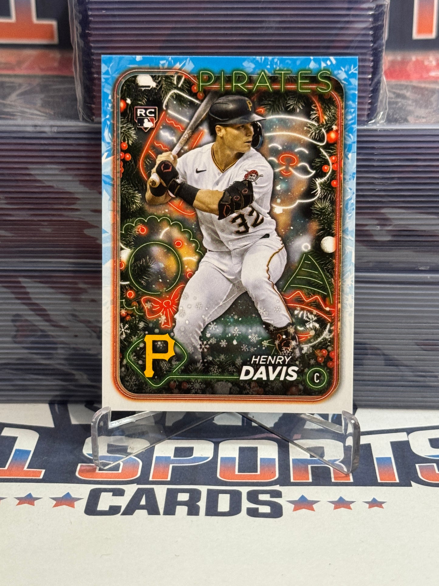 2024 Topps Holiday Henry Davis Rookie #H187