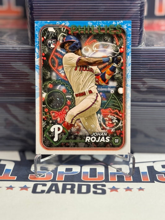 2024 Topps Holiday Johan Rojas Rookie #H180