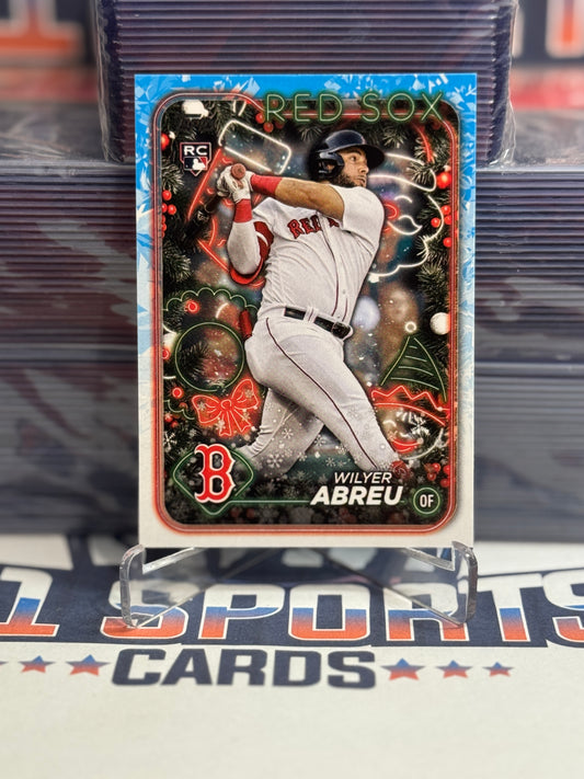 2024 Topps Holiday Wilyer Abreu Rookie #H13