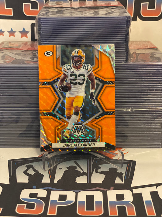2022 Panini Mosaic (Orange Reactive Prizm) Jaire Alexander #72