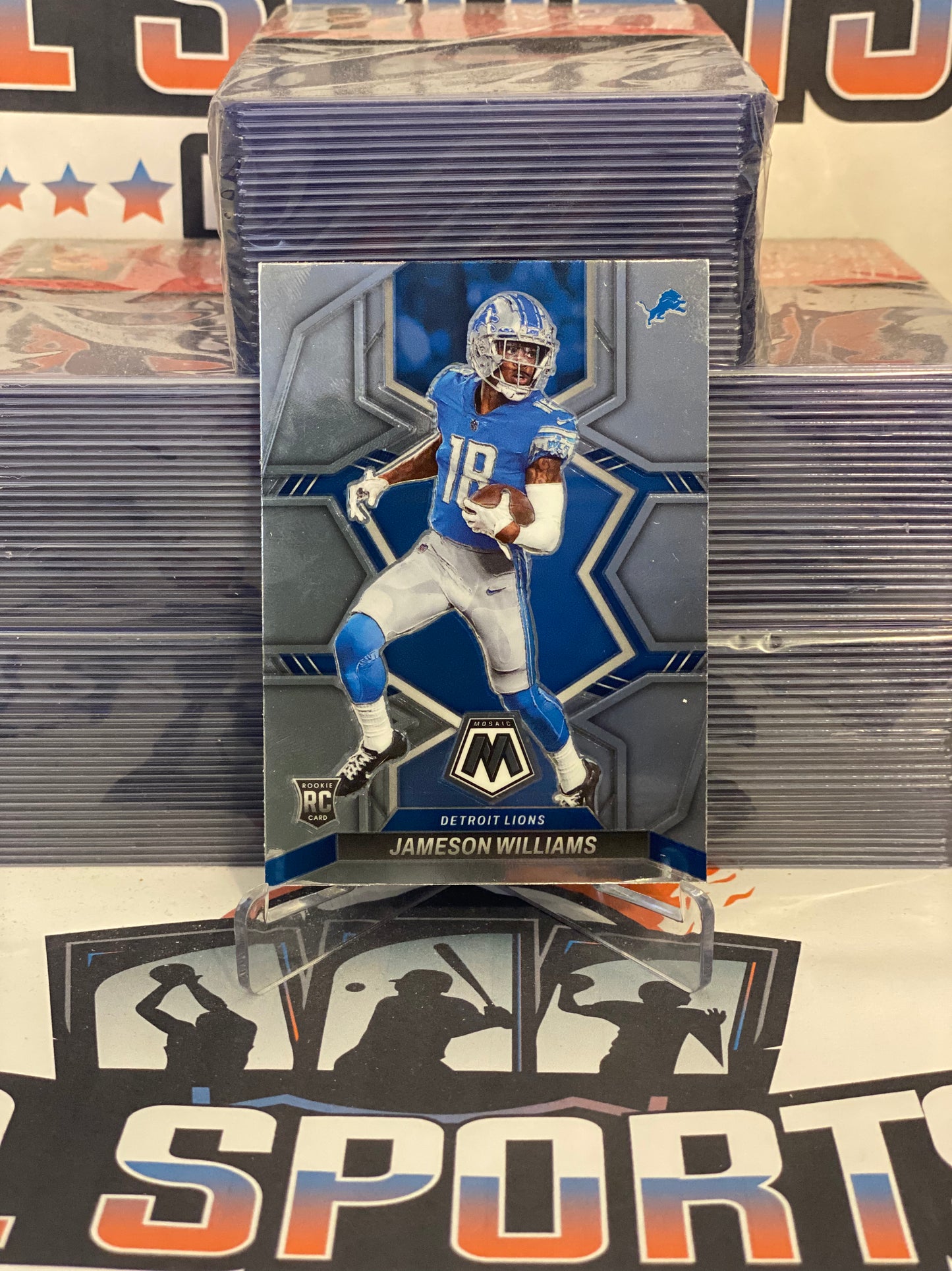 2022 Panini Mosaic Jameson Williams Rookie #316
