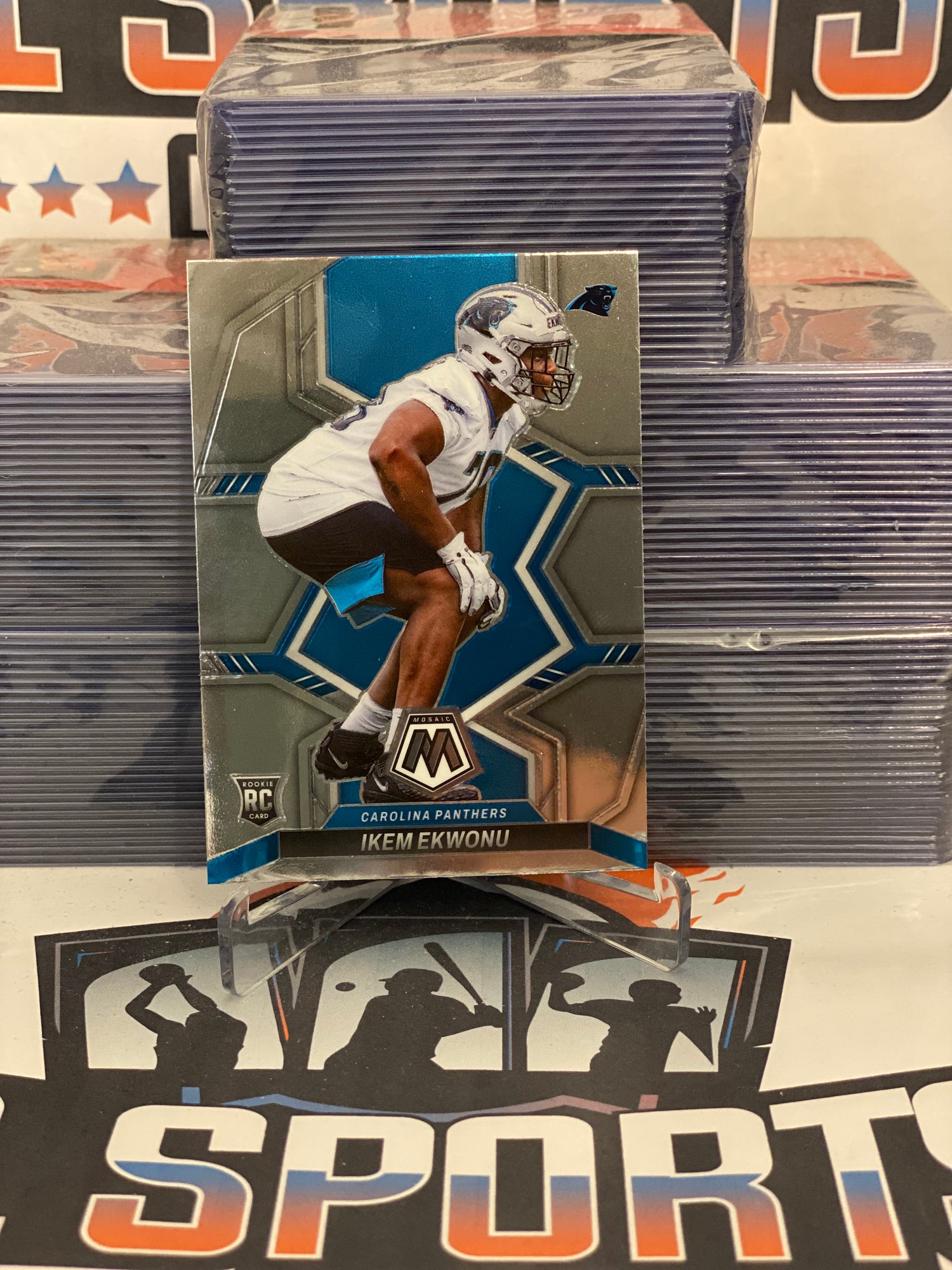 2022 Panini Mosaic Ikem Ekwonu Rookie #369