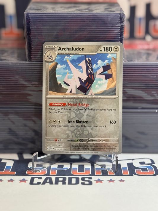 Pokemon TCG: Prismatic Evolutions - Archaludon (Reverse Holo, Rare) #70