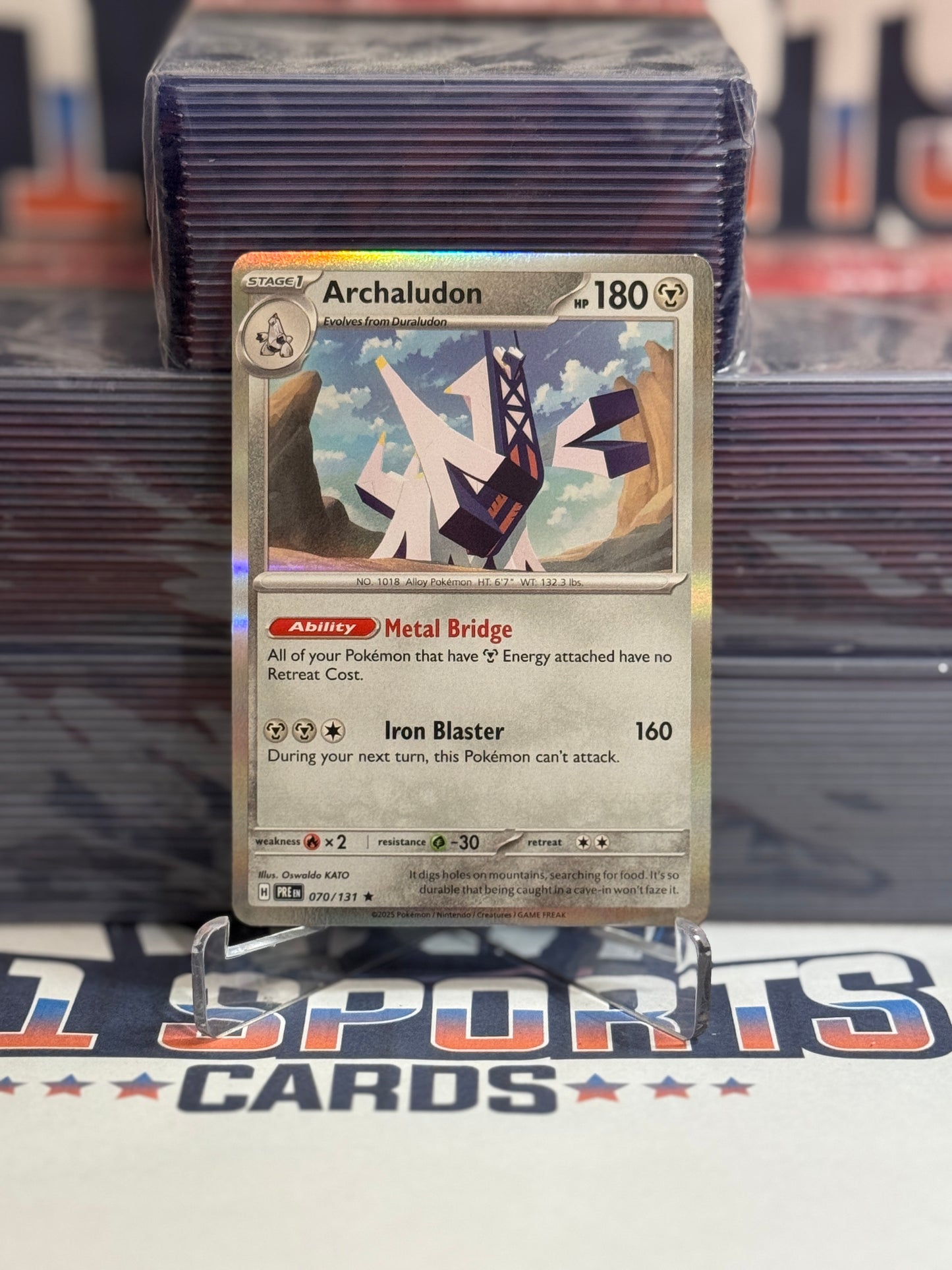 Pokemon TCG: Prismatic Evolutions - Archaludon (Holo, Rare) #70