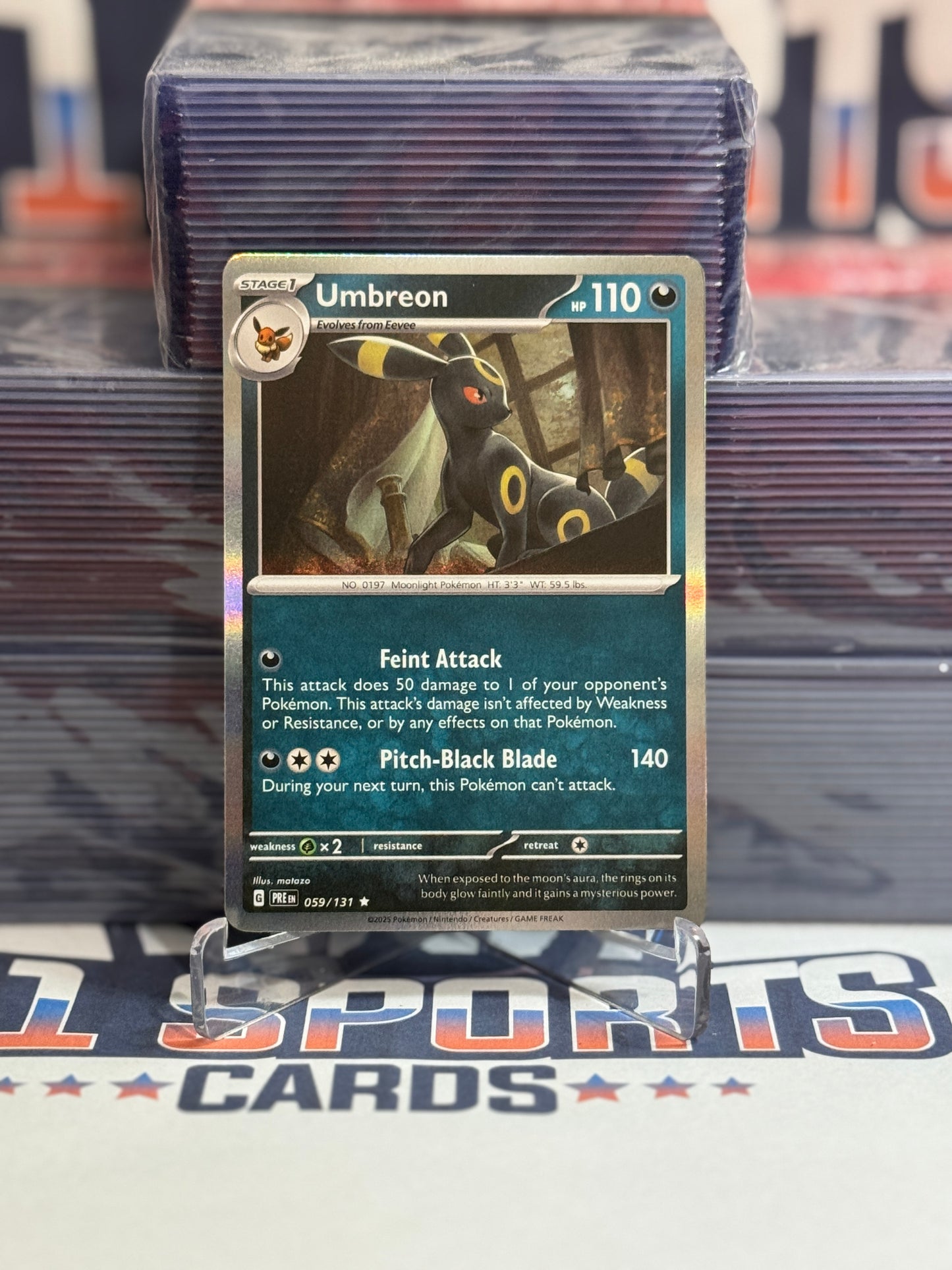 Pokemon TCG: Prismatic Evolutions - Umbreon (Holo, Rare) #59