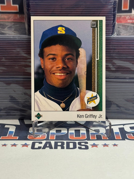 1989 Upper Deck (Star Rookie) Ken Griffey Jr. Rookie #1 (PSA Minisizerq)