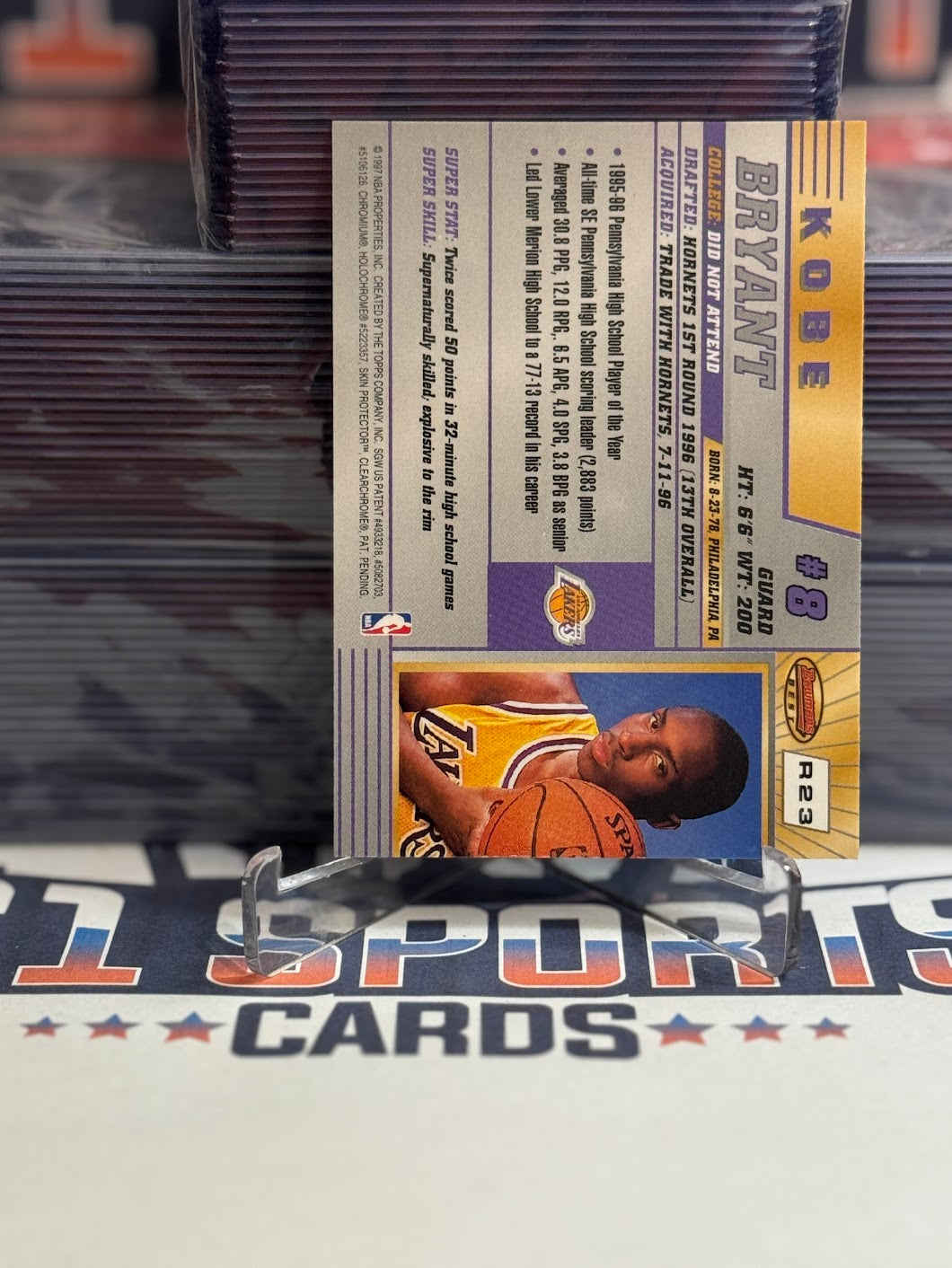 1996 Bowman's Best Kobe Bryant Rookie #R23 (PSA Minisizerq)