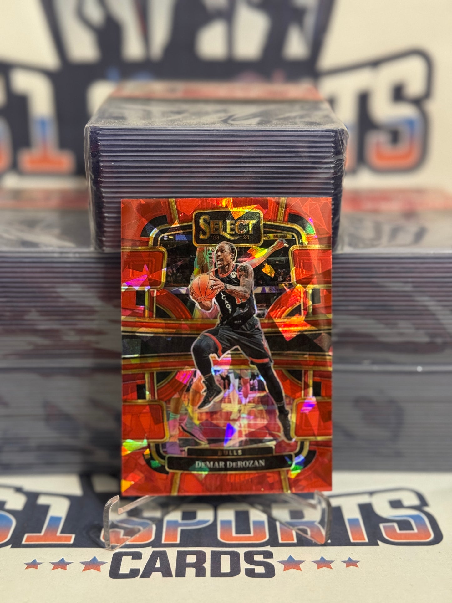 2023 Panini Select (Red Ice Prizm) DeMar DeRozan #10