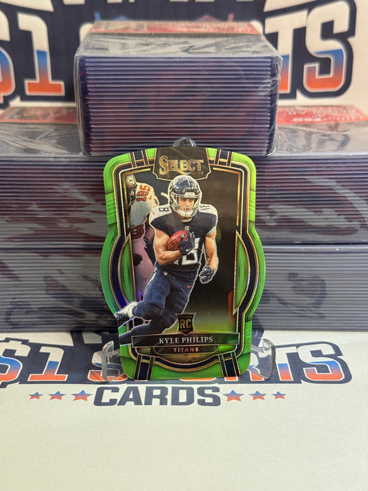 2022 Panini Select (Green Die Cut Prizm 36/299) Kyle Phillips Rookie #206