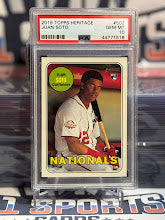 2018 Topps Heritage Juan Soto Rookie #502 - PSA 10