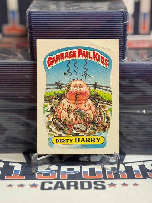 1985 Topps Garbage Pail Kids (Glossy) Dirty Harry #52a