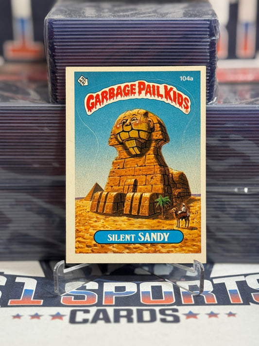 1986 Topps Garbage Pail Kids Silent Sandy #104a