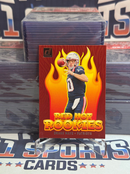 2024 Donruss (Red Hot Rookies) Drake Maye #RHR-DME