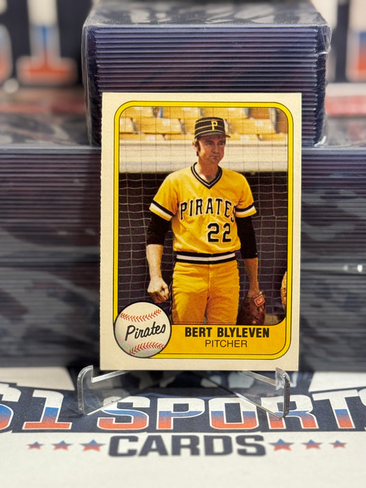 1981 Fleer Bert Blyleven #383