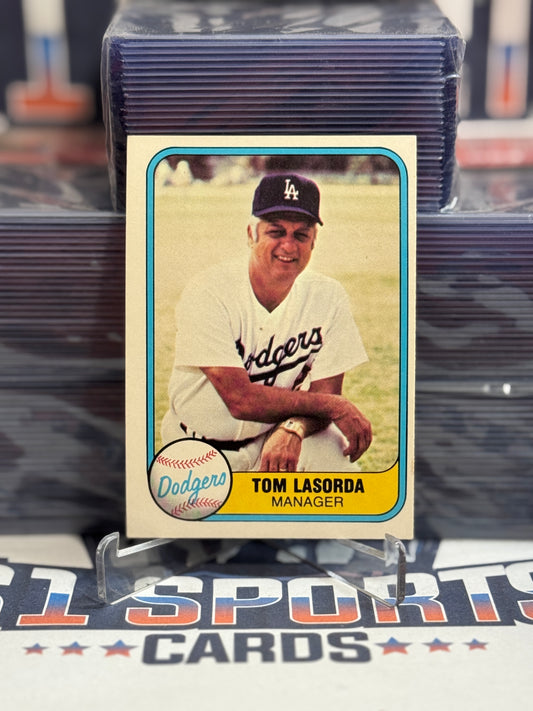 1981 Fleer Tommy Lasorda #116
