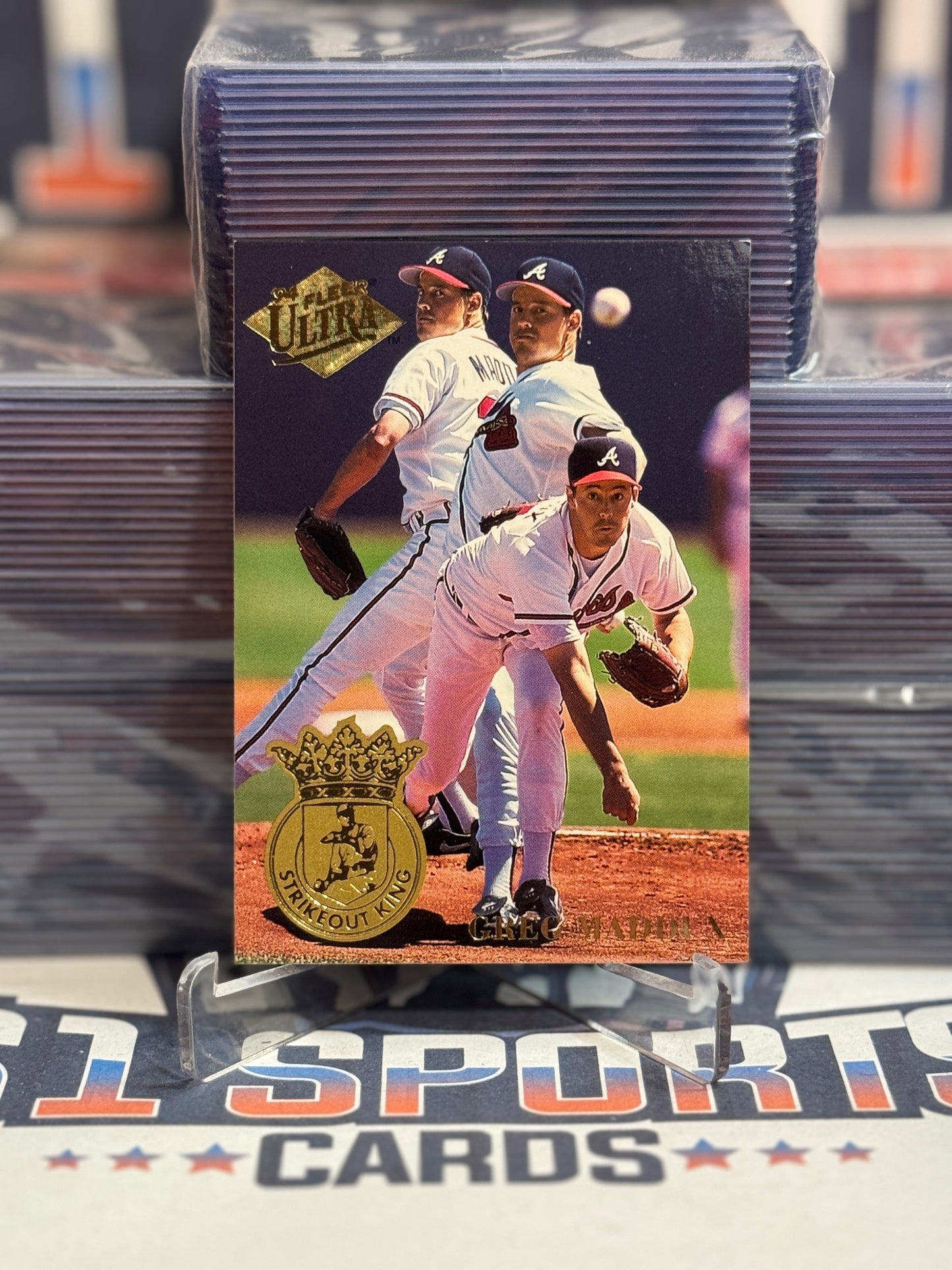 1994 Fleer Ultra (Strikeout King) Greg Maddux #3