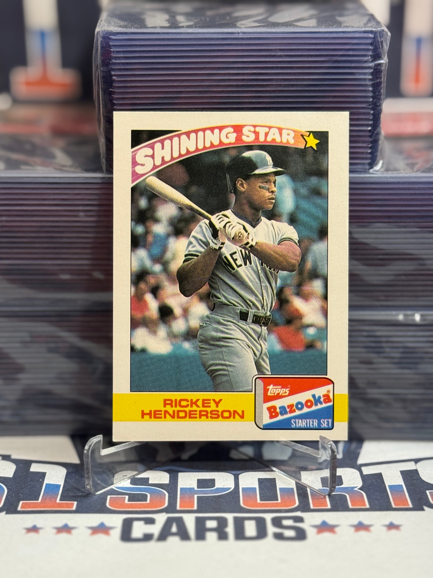 1989 Topps (Bazooka) Rickey Henderson #14