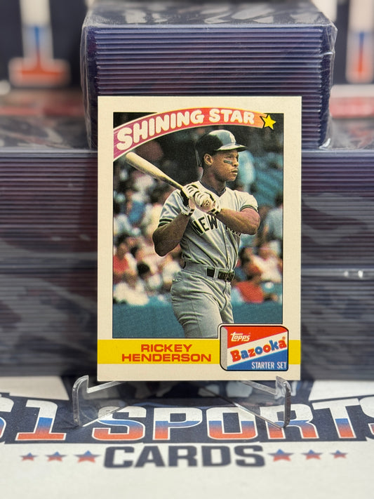 1989 Topps (Bazooka) Rickey Henderson #14