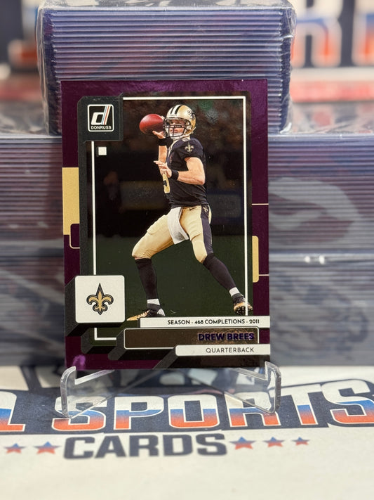 2022 Donruss (Purple 220/468) Drew Brees #251