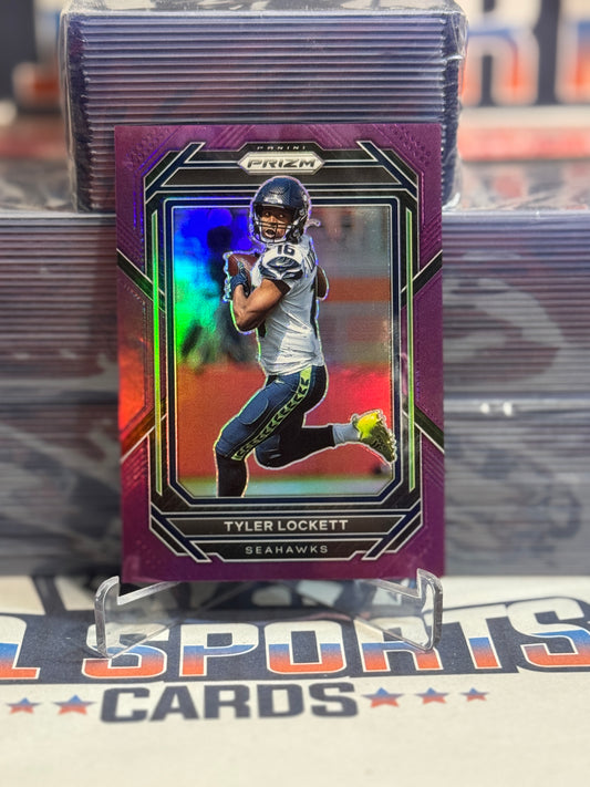 2022 Panini Prizm (Purple Prizm 60/125) Tyler Lockett #257