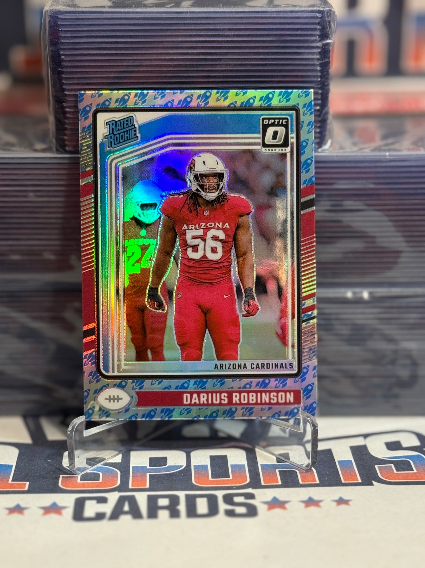2024 Donruss Optic (Rocket Prizm SP, Rated Rookie) Darius Robinson #225