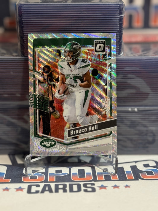 2022 Donruss Optic (Silver Wave Prizm 183/300) Breece Hall #151