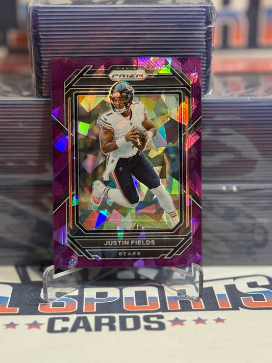 2022 Panini Prizm (Purple Ice Prizm 37/225) Justin Fields #47