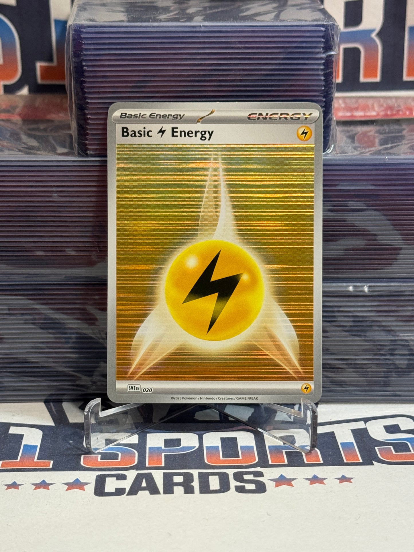 Pokemon TCG: Scarlet & Violet - Lightning Basic Energy (Holo) #20