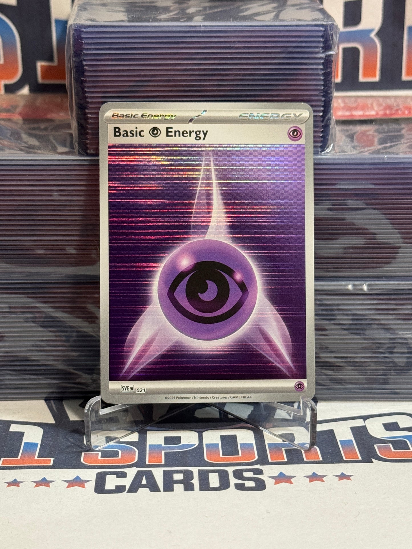 Pokemon TCG: Scarlet & Violet - Psychic Basic Energy (Holo) #21