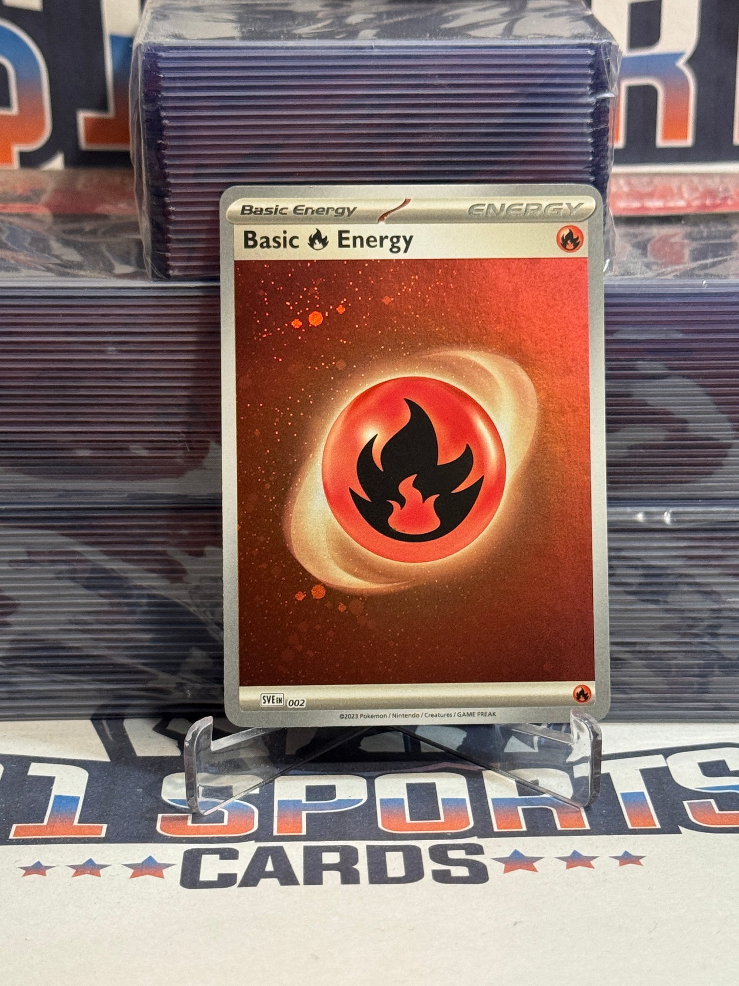 Pokemon TCG: Scarlet & Violet - Fire Basic Energy (Cosmos Holo) #2