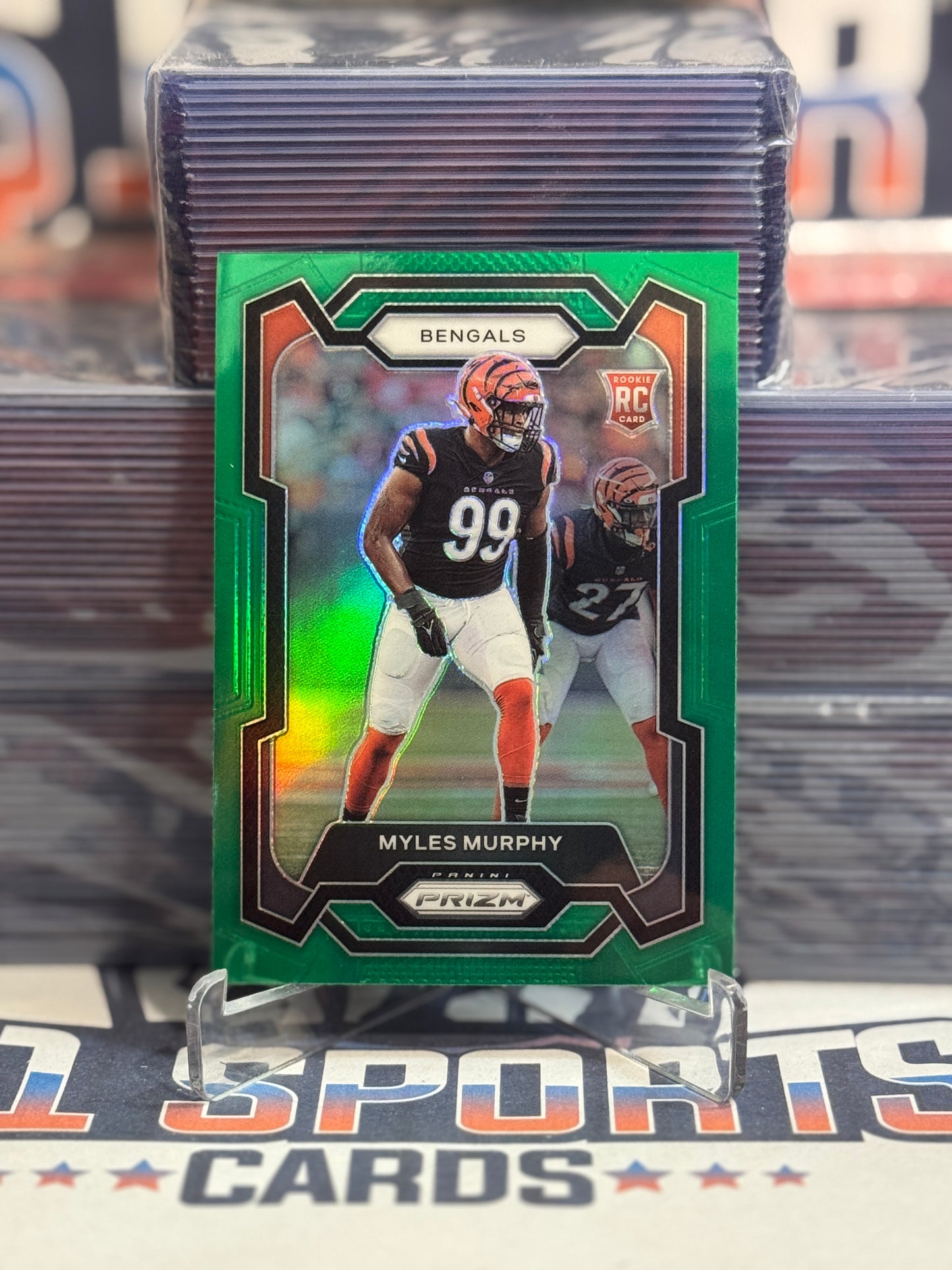 2023 Panini Prizm (Green Prizm) Myles Murphy Rookie #320