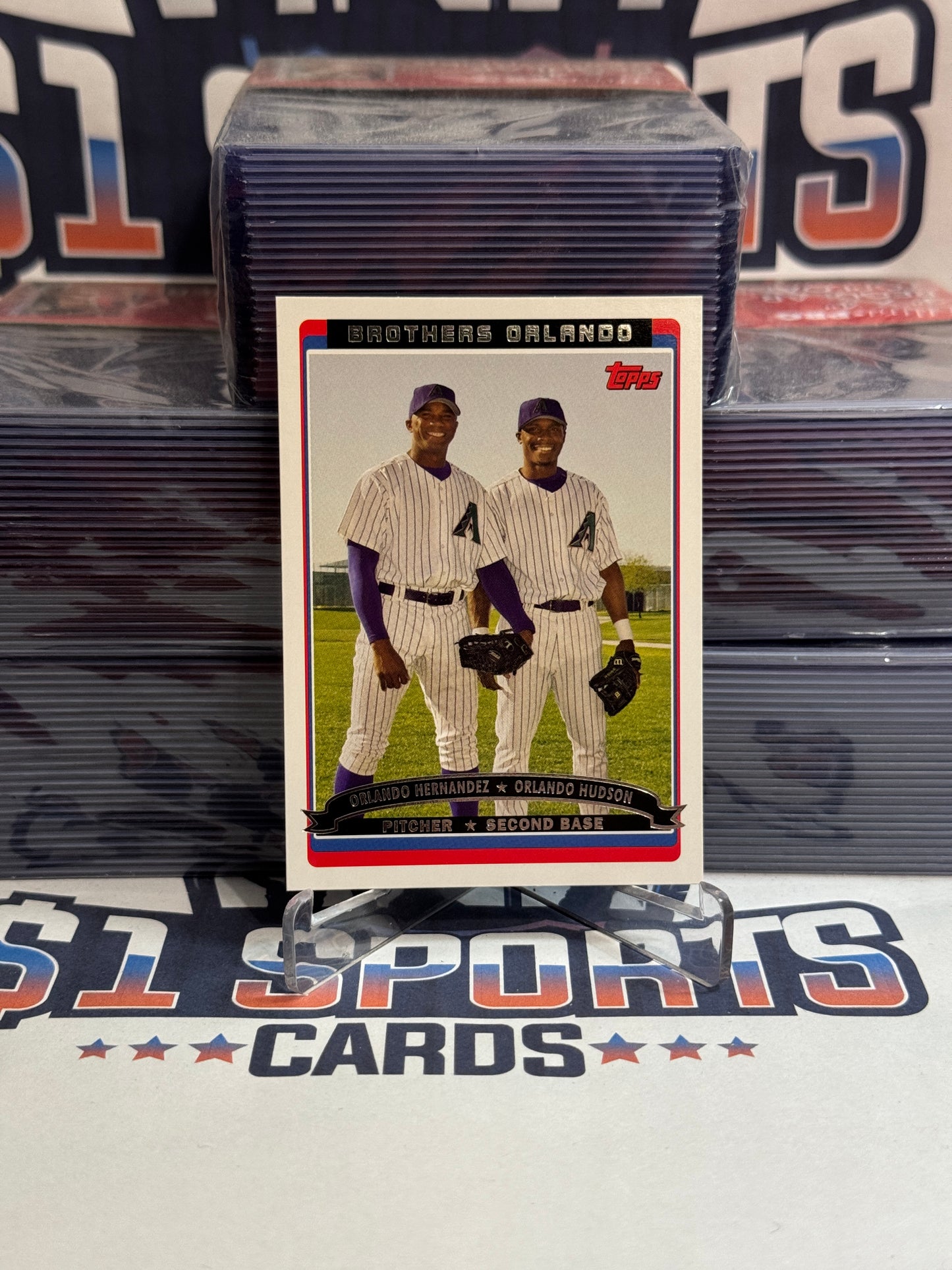 2006 Topps (Brothers Orlando) Orlando Hernandez & Orlando Hudson #648