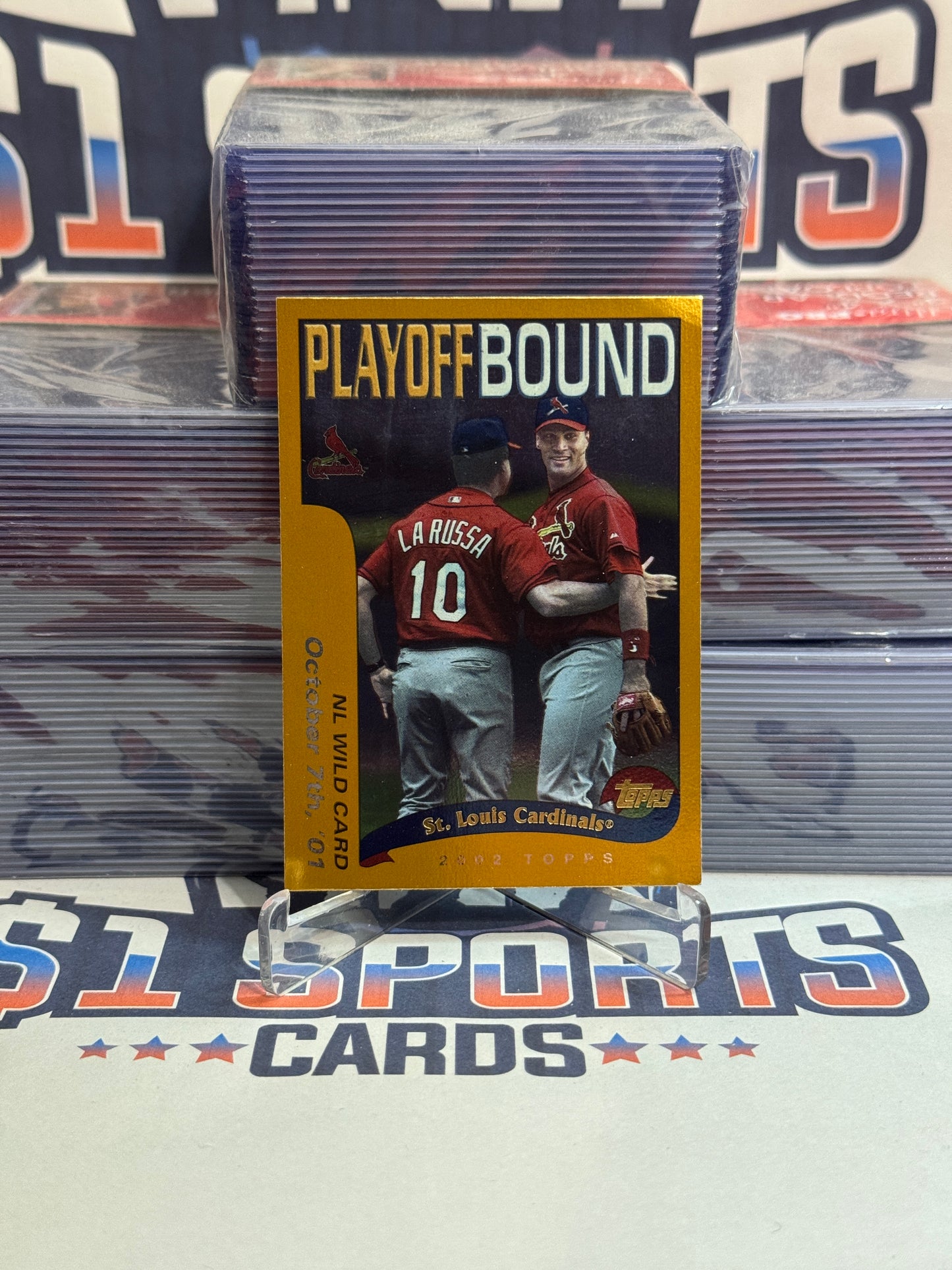 2002 Topps (Playoff Bound) Tony LaRussa #355