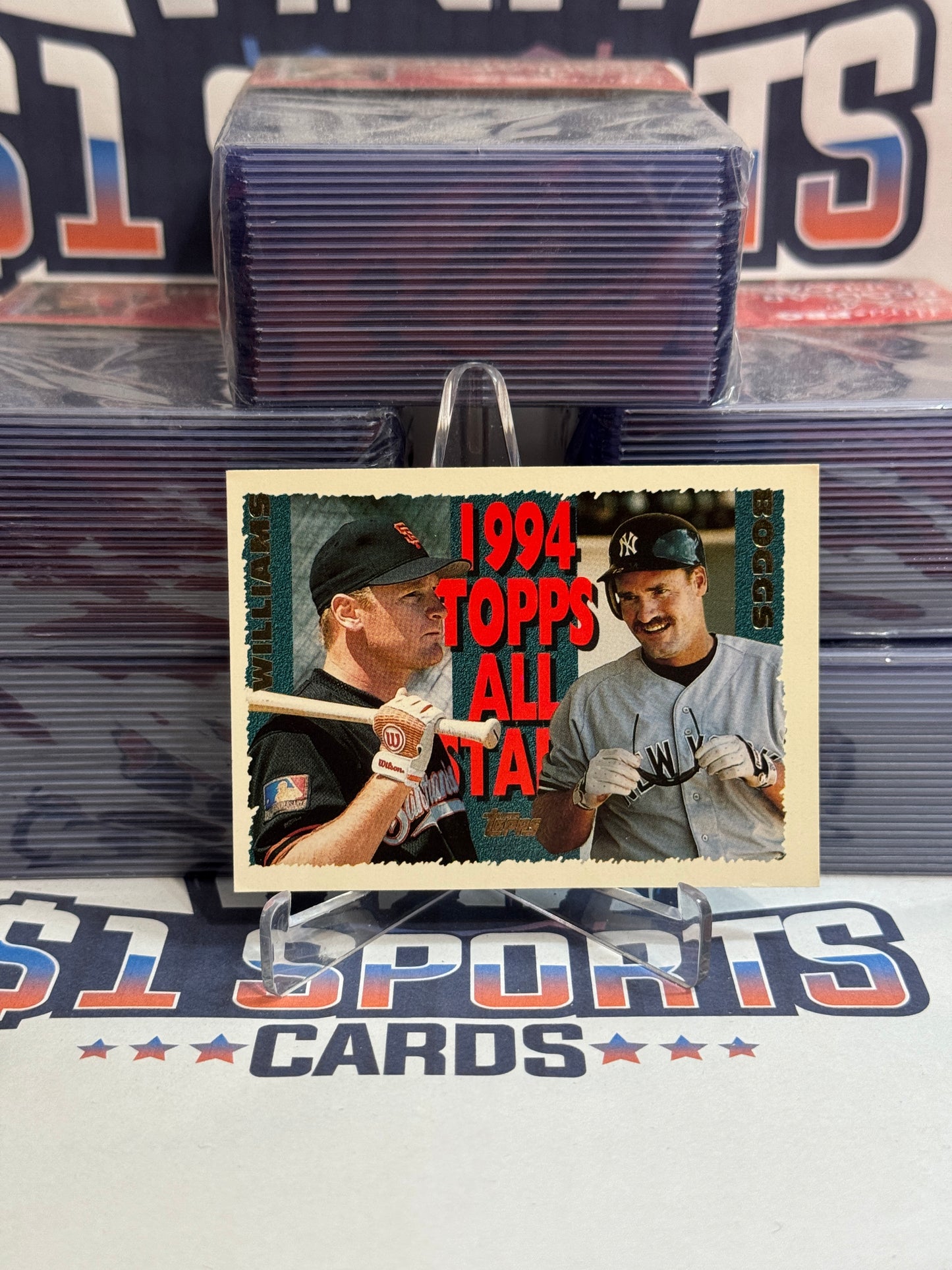 1995 Topps (All-Stars) Wade Boggs & Matt Williams #386