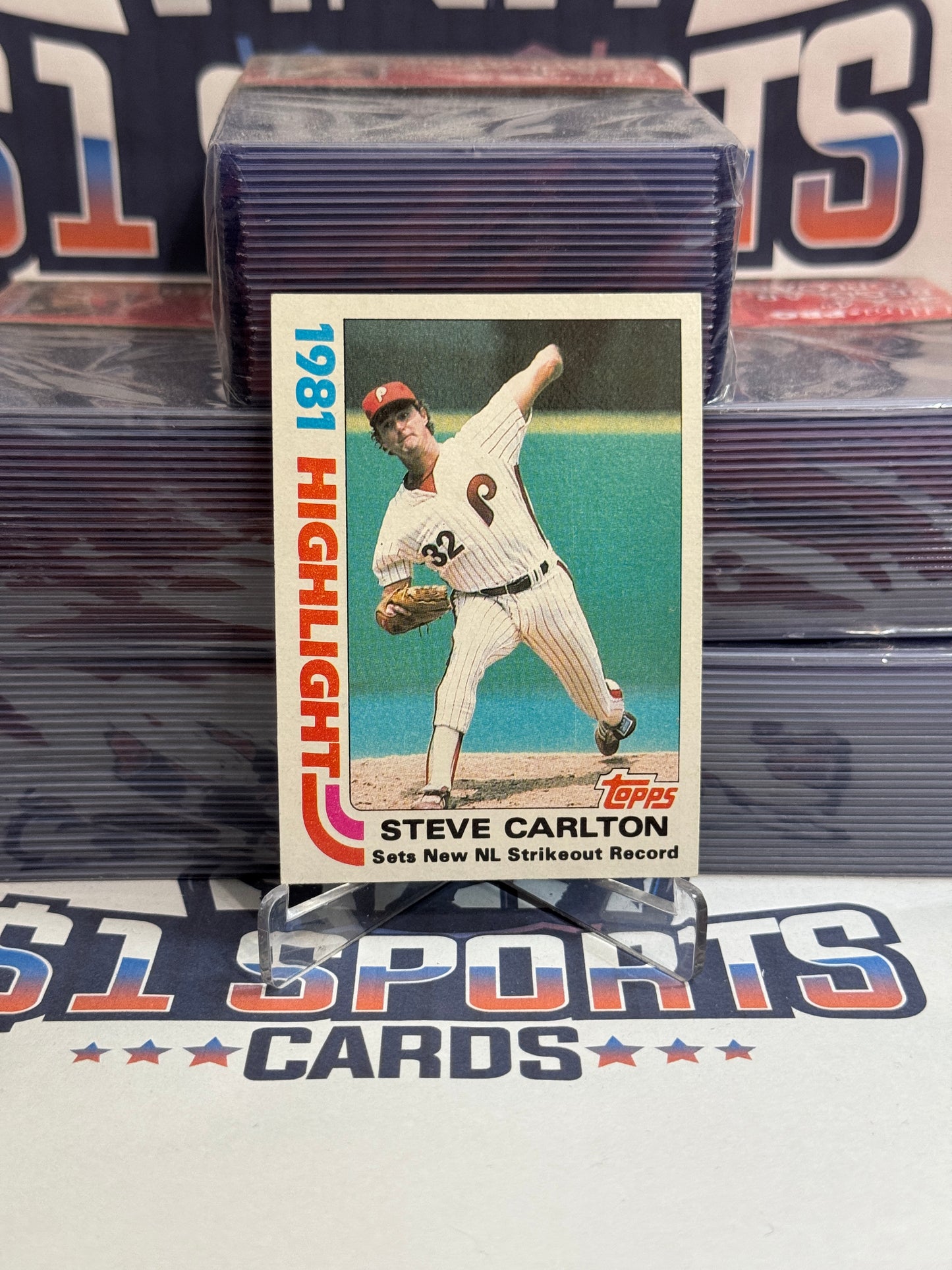 1984 Topps (In Action) Steve Carlton #1