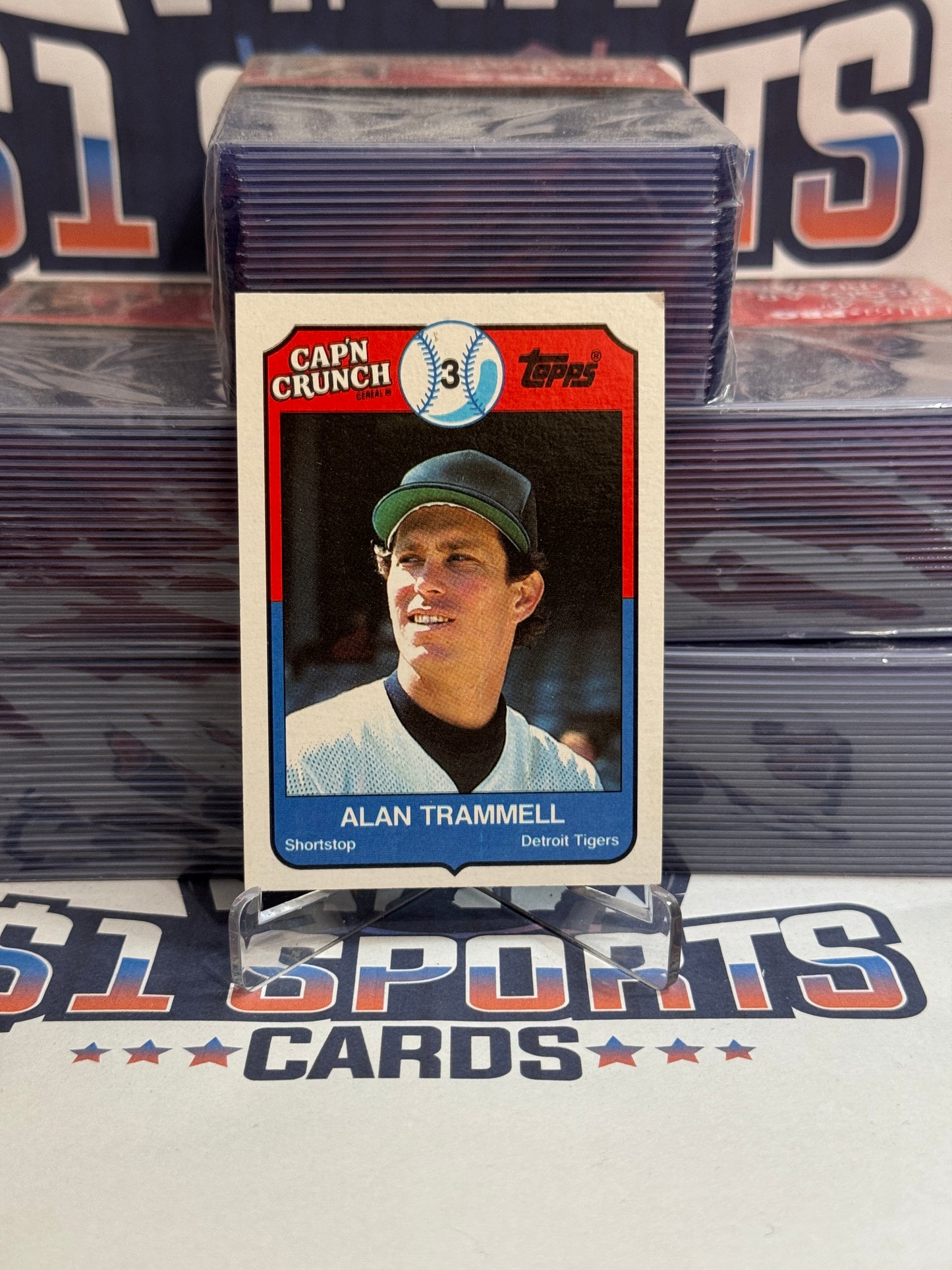 1989 Topps Cap'n Crunch Alan Trammell #12