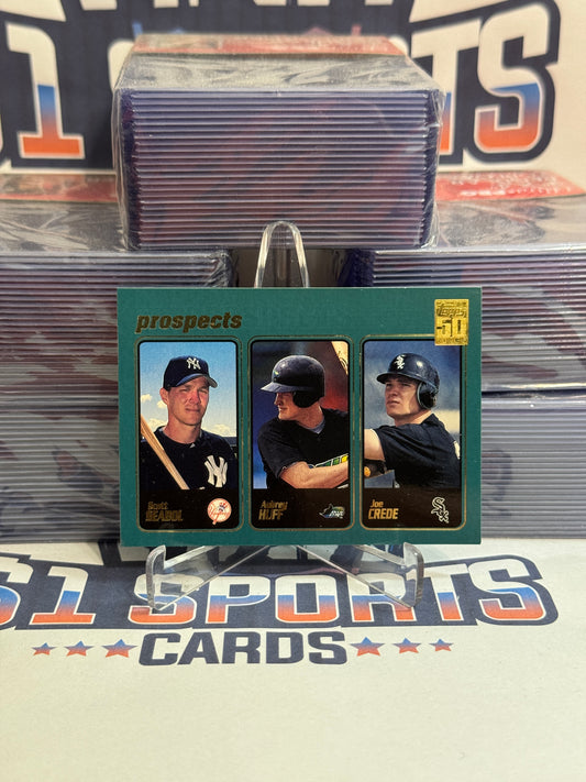 2001 Topps (Prospects) Aubrey Huff, Scott Seabol, Joe Crede Rookie #373