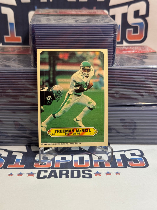 1983 Topps (Sticker) Freeman McNeil #20