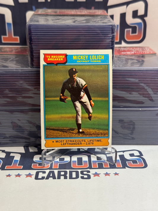 1976 Topps (Record Breaker) Mickey Lolich #3