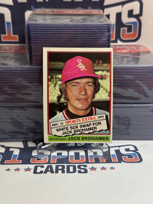 1976 Topps Traded (Sports Extra) Jack Brohamer #618T