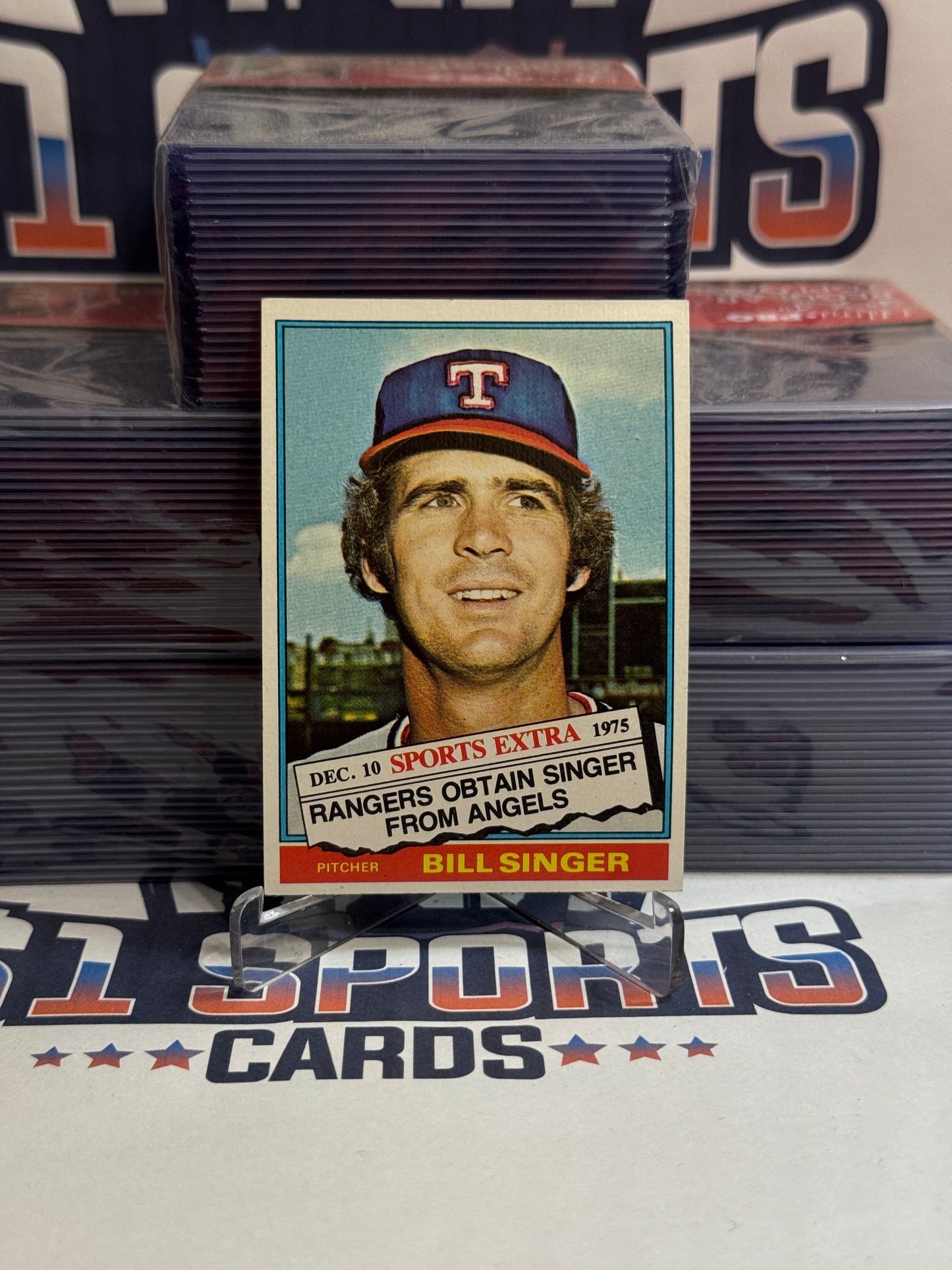 1976 Topps Traded (Sports Extra) Bill Singer #411T