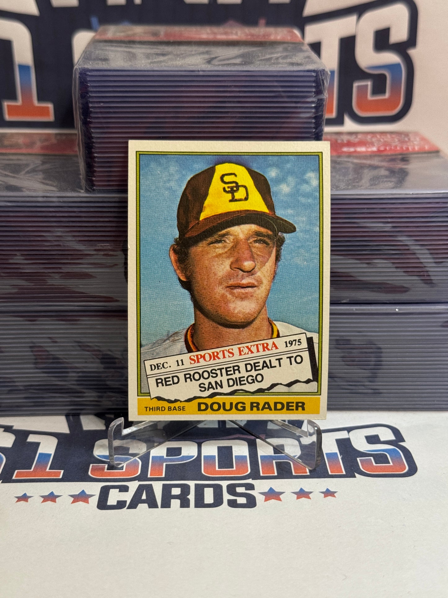 1976 Topps Traded (Sports Extra) Doug Radar #44T