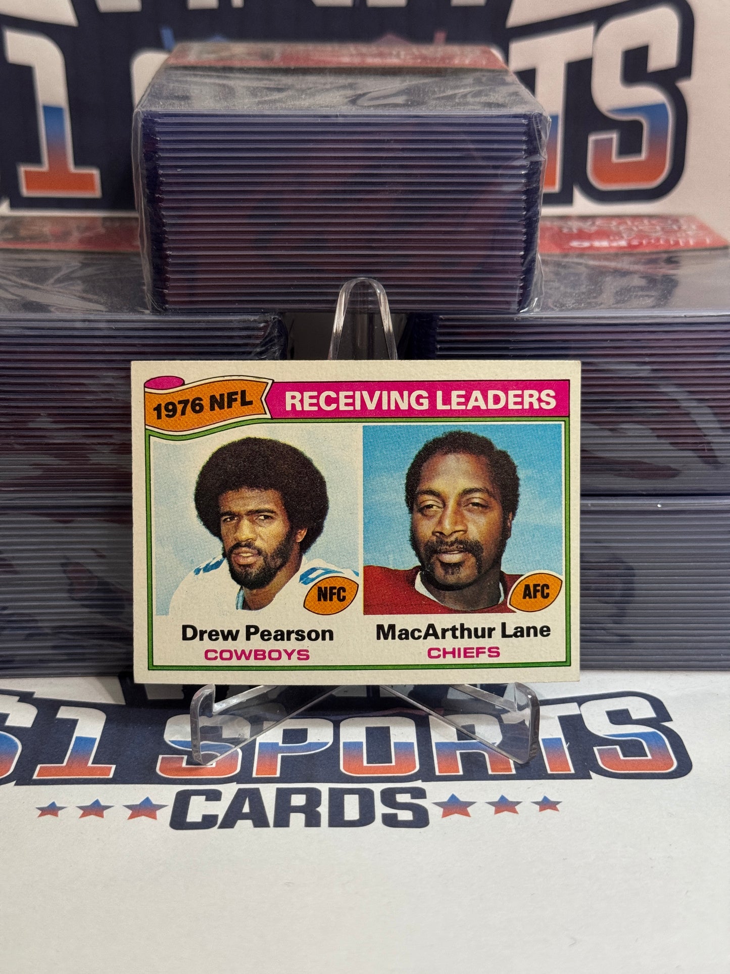 1977 Topps (Leaders) Drew Pearson & MacArthur Lane #2