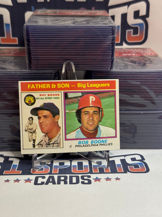 1976 Topps (Father & Son) Ray Boone & Bob Boone #67