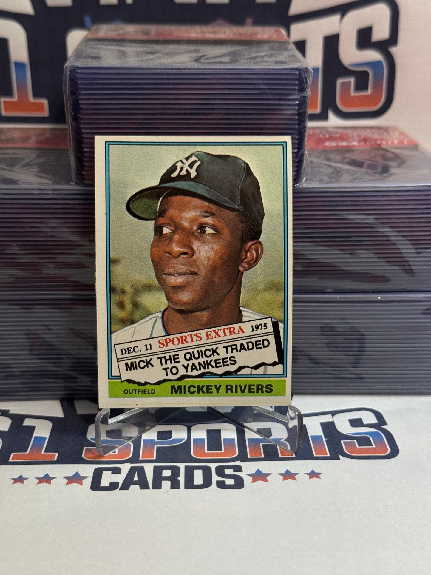 1976 Topps Traded (Sports Extra) Mickey Rivers #85T