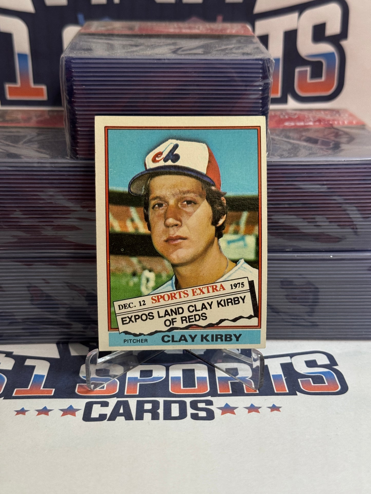 1976 Topps Traded (Sports Extra) Clay Kirby #579T