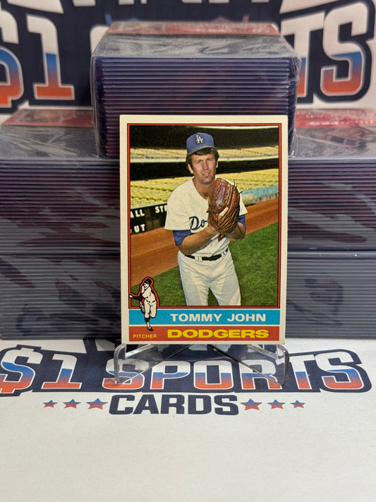 1976 Topps Tommy John #416