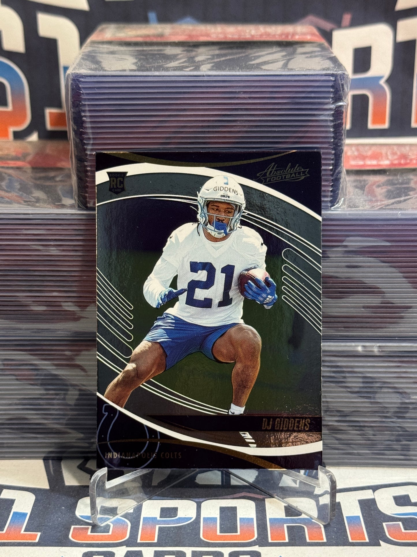 2025 Panini Absolute (Yellow) DJ Giddens Rookie #118