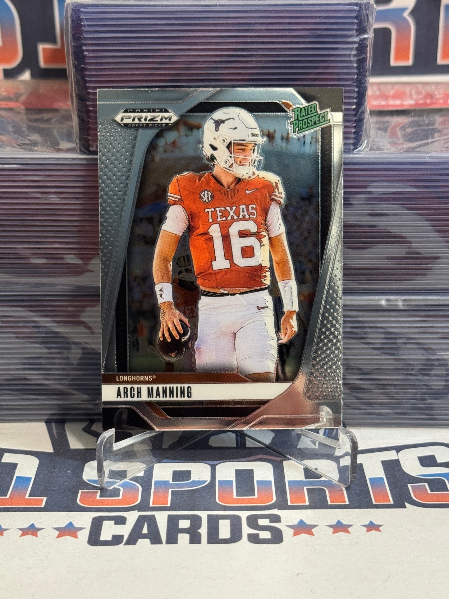 2025 Panini Prizm Draft Picks (Rated Prospect) Arch Manning #166