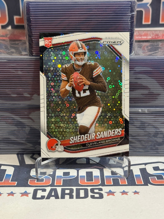 2025 Panini Prizm (White Disco Prizm) Shedeur Sanders Rookie #302